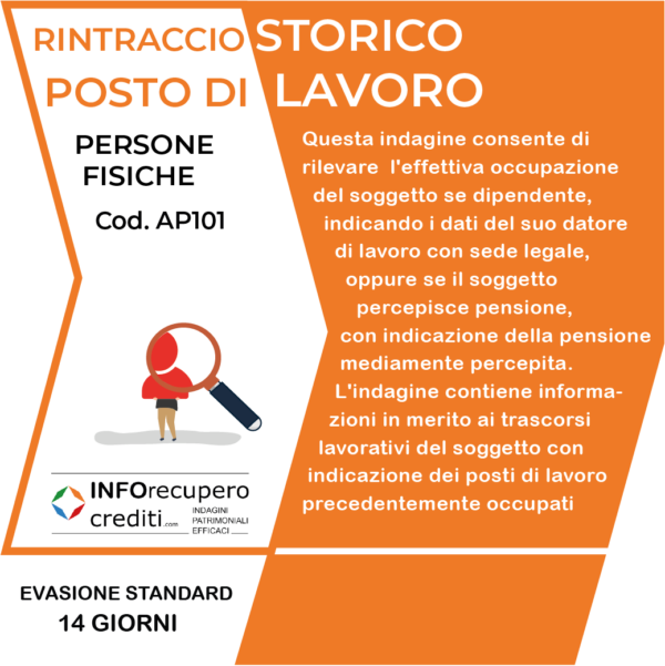 attività lavorativa storica